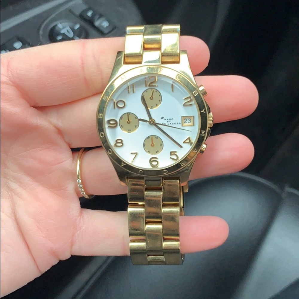 marc by marc jacobs gold watch